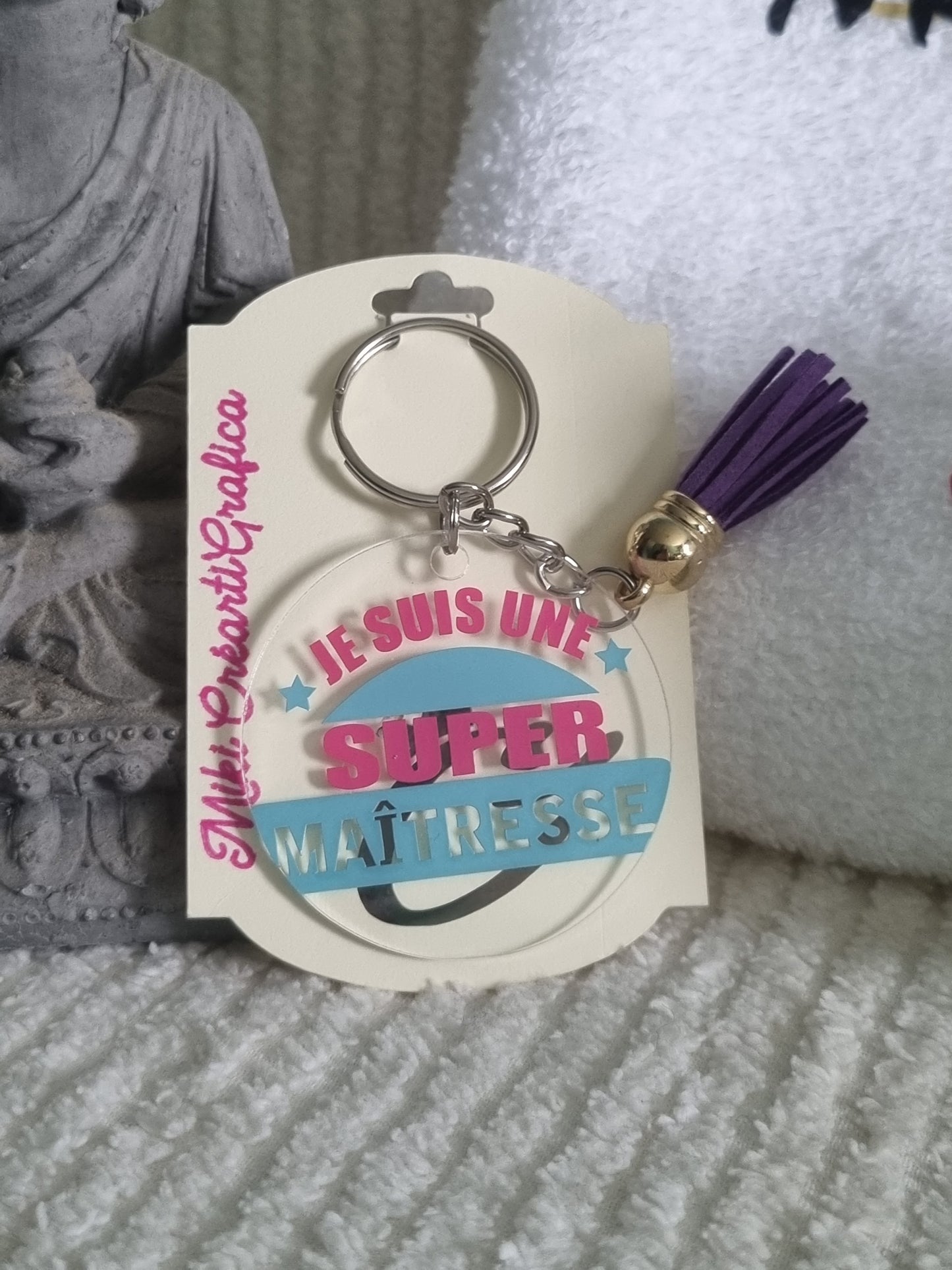 porte-clé Maîtresse d'école