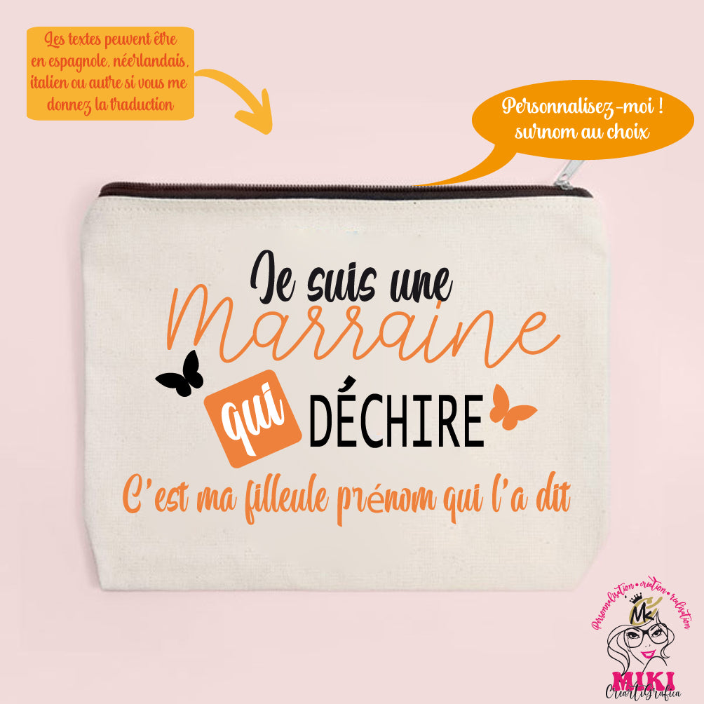 POCHETTE - Marraine qui déchire