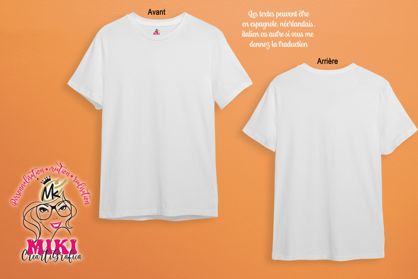 T-SHIRT à personnaliser